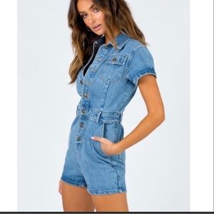 LIONESS U Know What’s Up Romper from Princess Polly